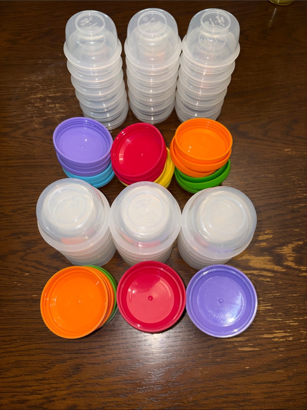 Assorted Color Plastic Snack Containers with Lids - Multipack - Picture 5 of 5